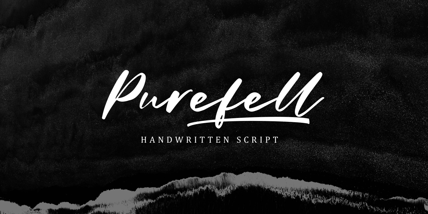 Font Purefell Script